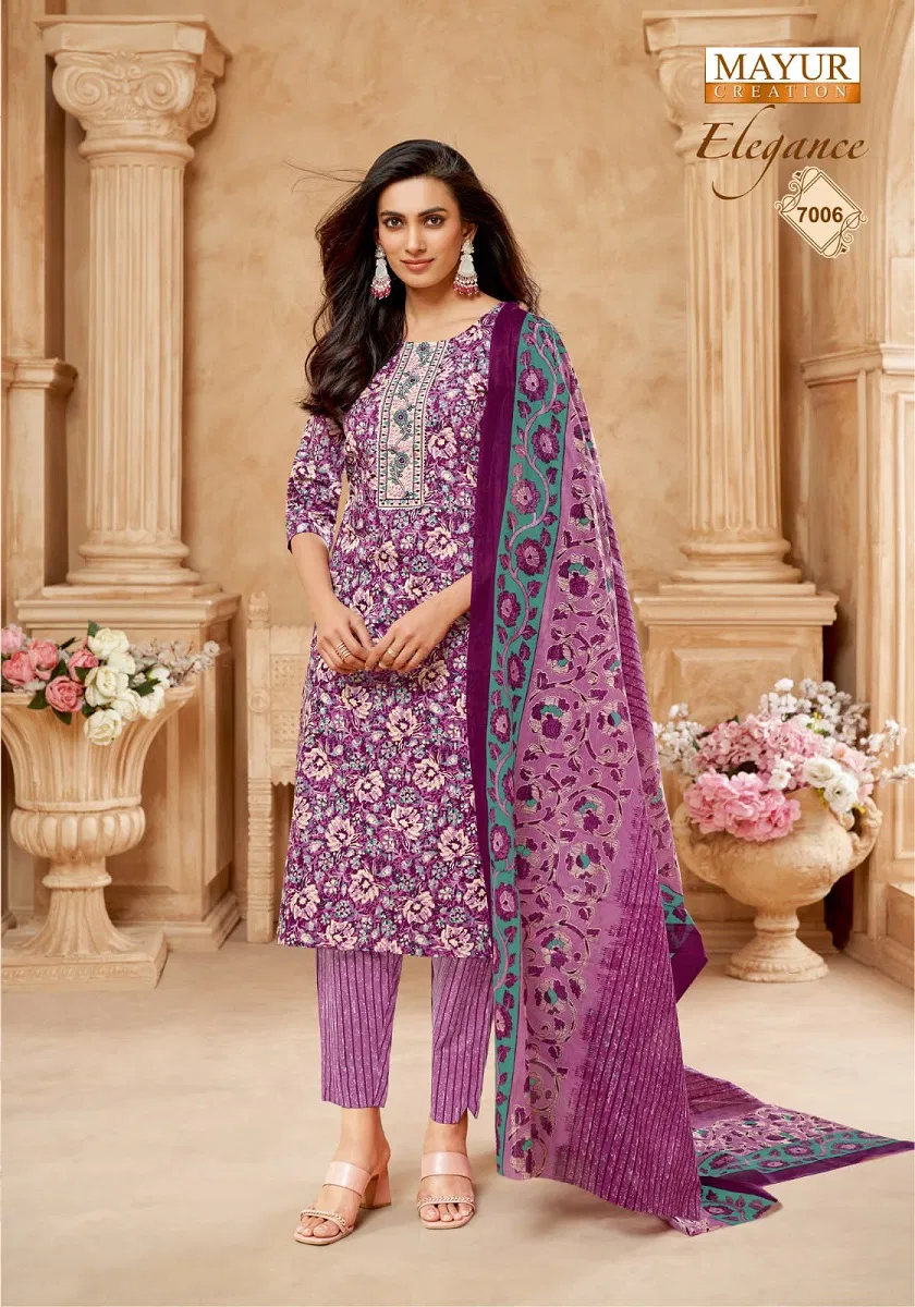 Eligance Vol 7 By Mayur Cotton Printed Dress Material Orders In India